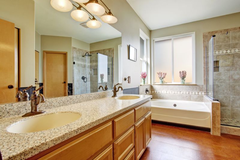 Bathroom Remodel Featuring Granite